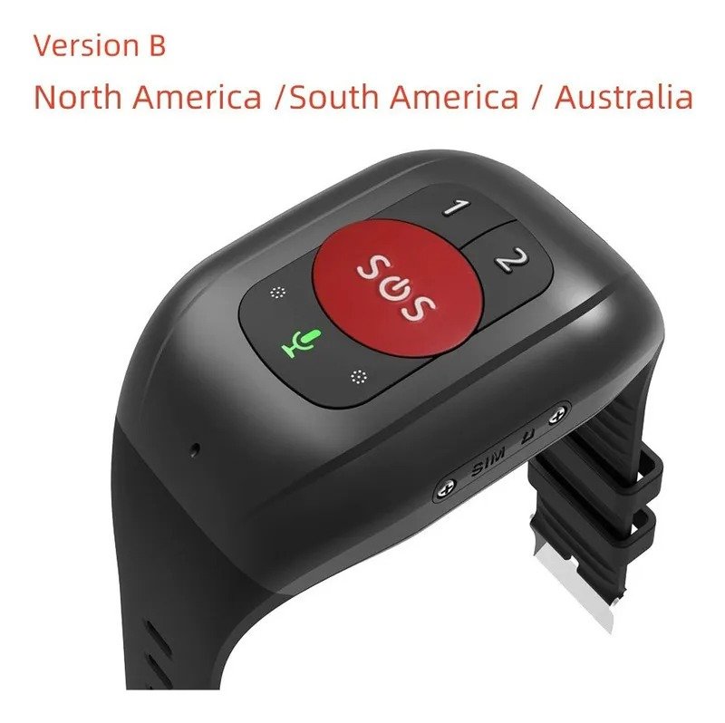 Pulseira Gps Para Idosos, Relógio 4g Sos - Imagem 4