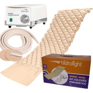Colchão Pneumático Hidrolight Bivolt + Bomba De Ar