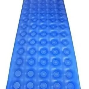 Colchão Caixa De Ovo D´agua Fechado S/ Cabeceira Anti-escara Cor Azul